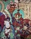 The Yulin Caves (Chinese: 榆林窟; pinyin: Yulin kū) are a Buddhist cave temple complex in Guazhou County, Gansu Province, China. The site is located some 100 km east of the oasis town of Dunhuang and the Mogao Caves. It takes its name from the eponymous elm trees lining the Yulin River, which flows through the site and separates the two cliffs from which the caves have been excavated.<br/><br/>

The forty-two caves house some 250 polychrome statues and 4,200 square metres of wall paintings, dating from the Tang Dynasty to the Yuan Dynasty (7th to 14th centuries).  The site was among the first in China to be designated for protection in 1961 as a Major National Historical and Cultural Site. In 2008 the Yulin Grottoes were submitted for future inscription on the UNESCO World Heritage List as part of the Chinese Section of the Silk Road.